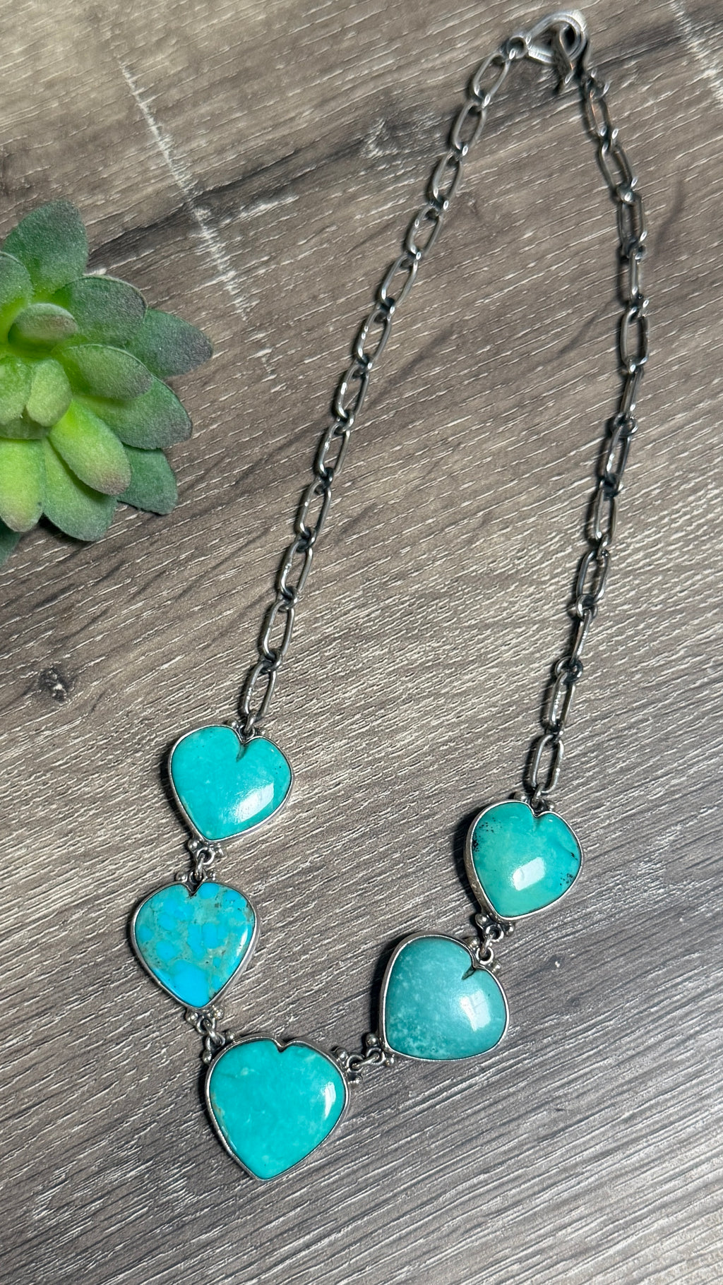 Federico Jimenez #1 TQ hearts necklace