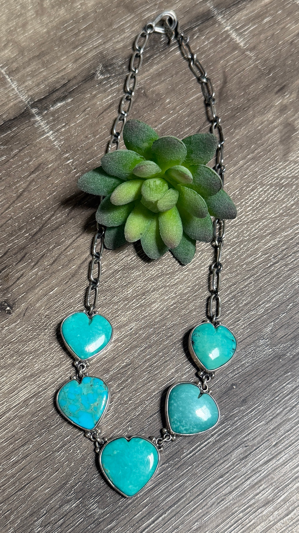 Federico Jimenez #1 TQ hearts necklace