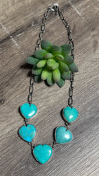 Federico Jimenez #1 TQ hearts necklace