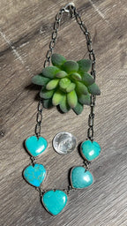 Federico Jimenez #1 TQ hearts necklace