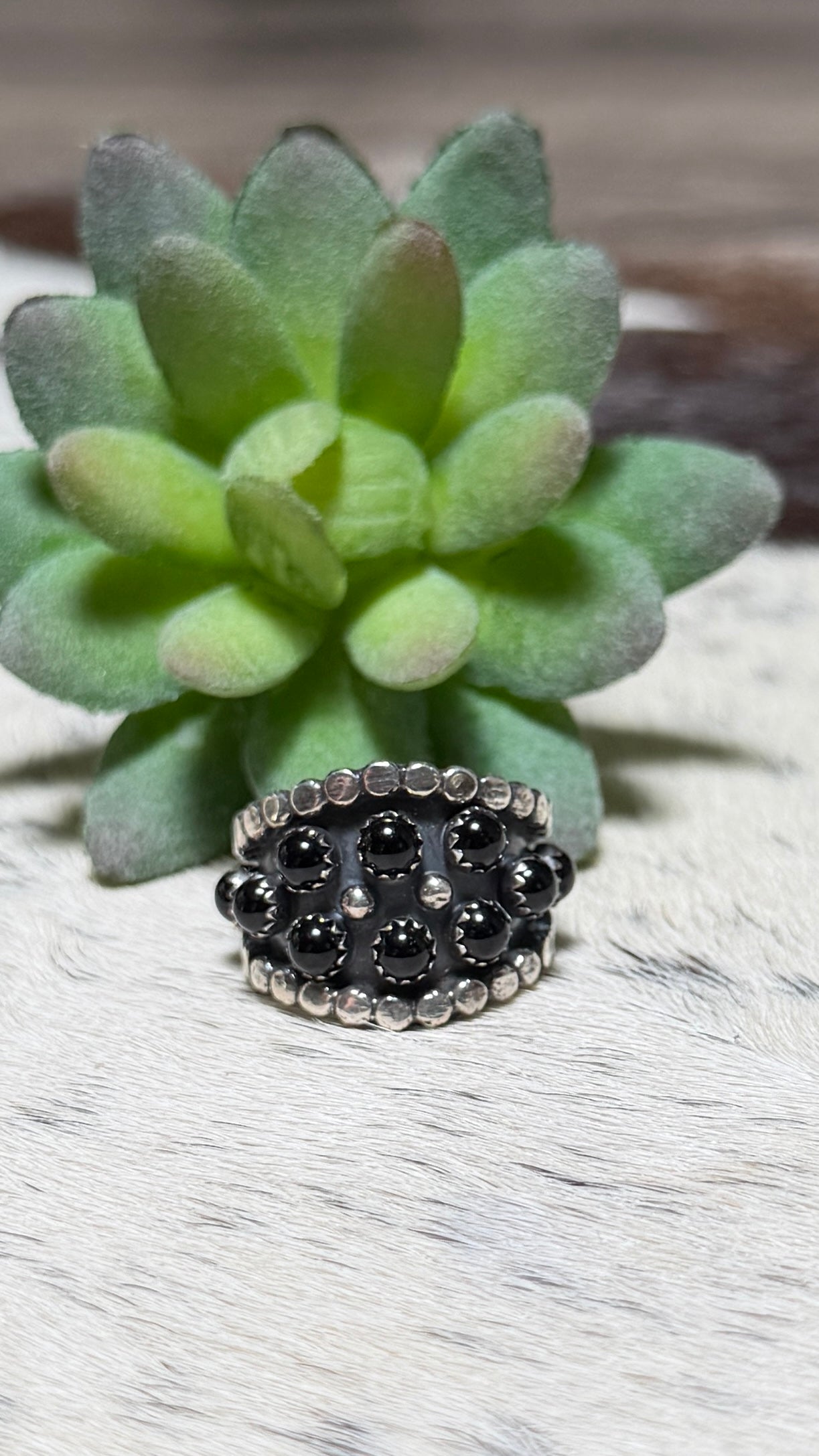 Kenny Lonjose black onyx ring
