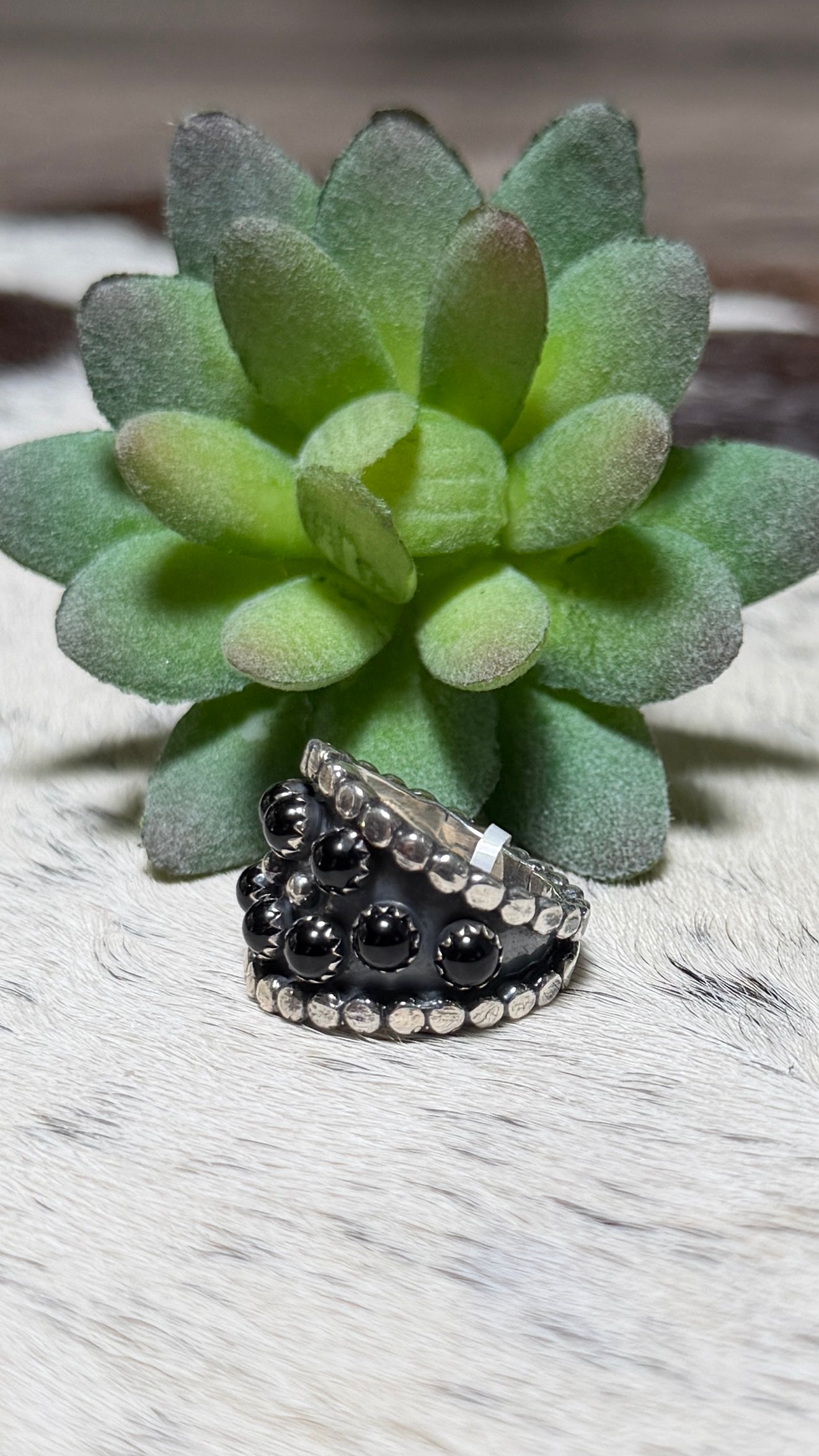 Kenny Lonjose black onyx ring