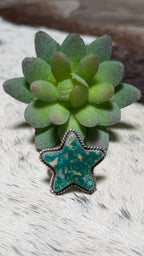 Native made TQ star ring size 6