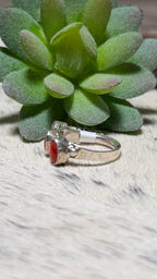Harris Largo Red coral ring size 6