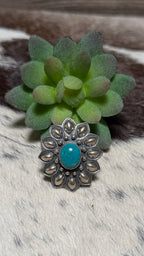 Jerald Francisco TQ sunflower ring size 6.5