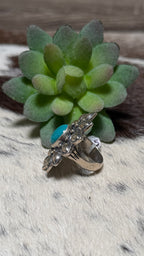 Jerald Francisco TQ sunflower ring size 6.5