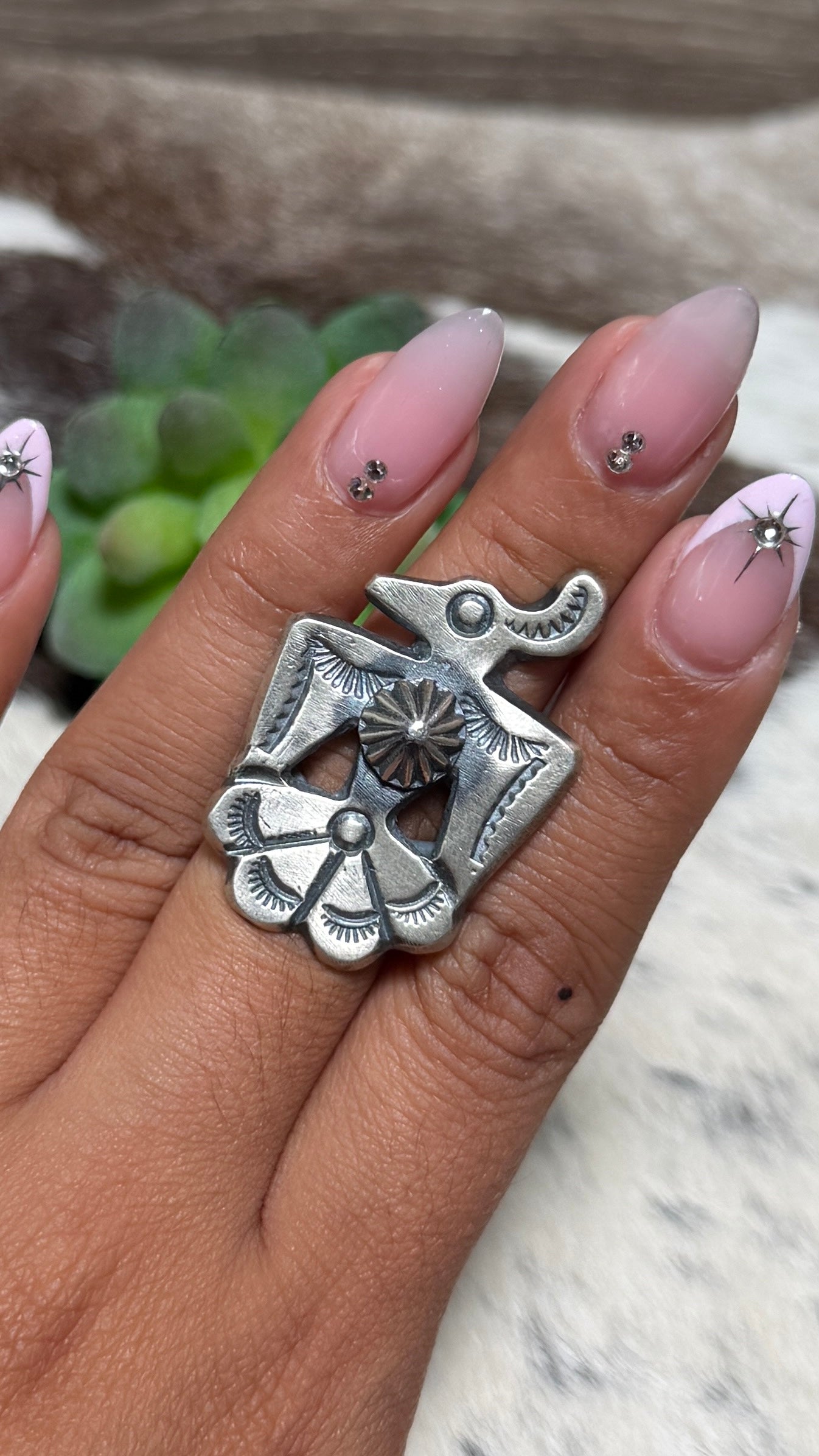 Chimney Butte bird ring size 6.5