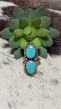 Robert Shakey 2 stone TQ ring size 6.5