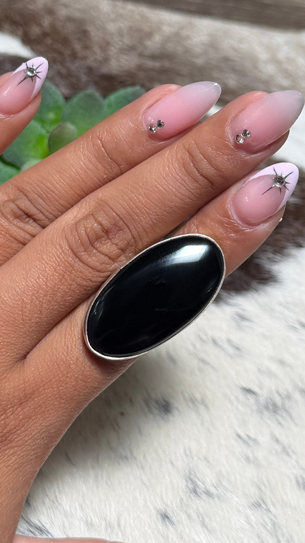 Medru Black Onyx ring size 6.5