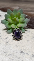 Medru Charoite ring size 6.5
