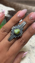Chimney Butte cross Sonoran ring 7.5