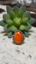 Orange spiny 7.5 ring
