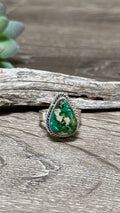 Sonoran Gold Tear Drop Ring, Size 7