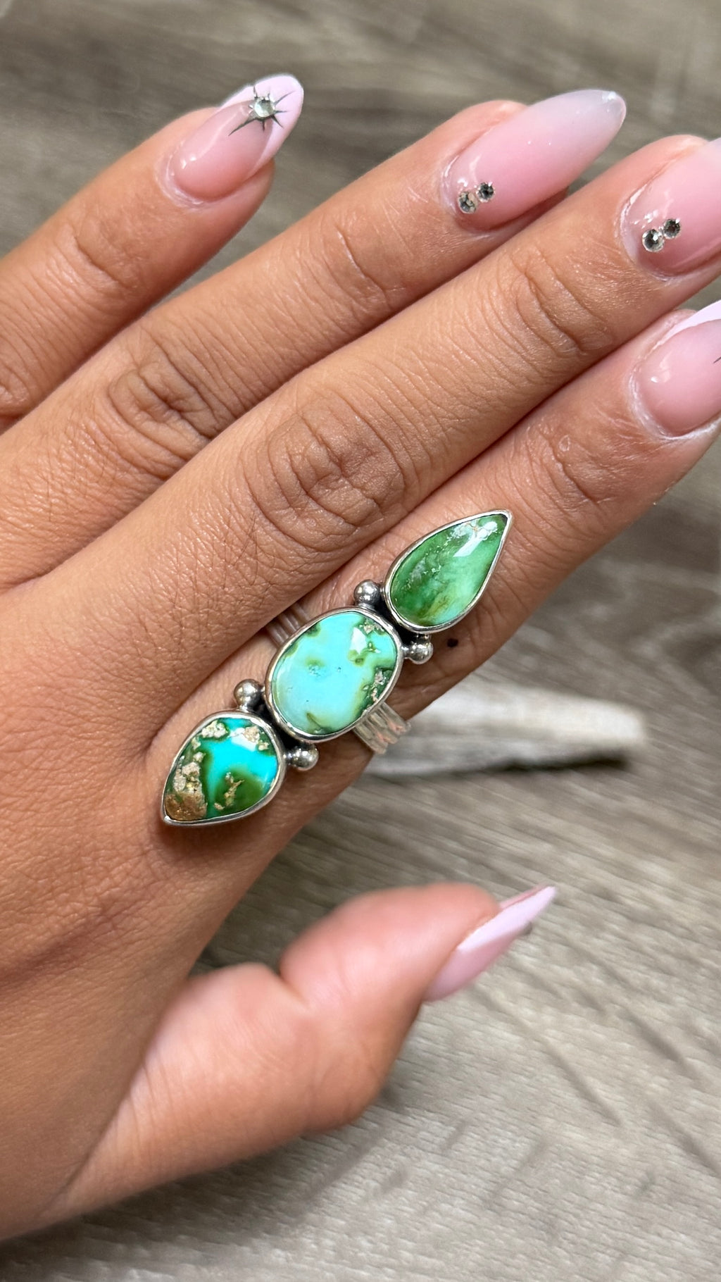 Sonoran Gold Crawler Ring, Size7