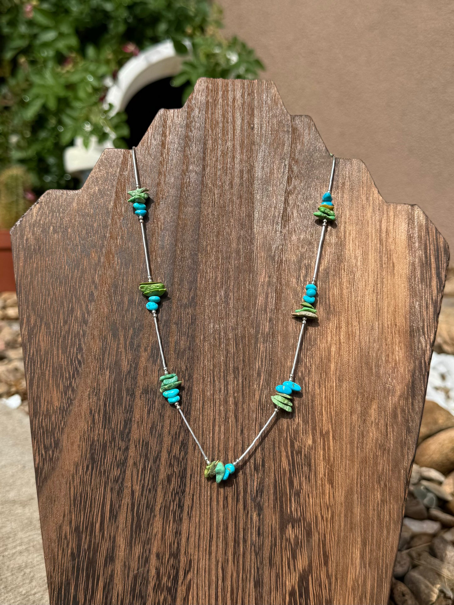 Liquid silver Pixie necklace