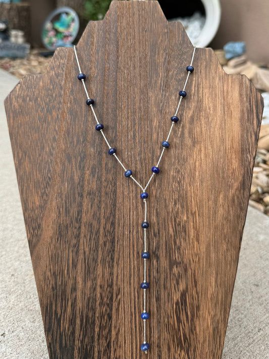 Blue Lapis lariat
