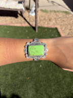 Gaspeite cuff