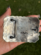 Chimney Butte Golden Hills belt buckle