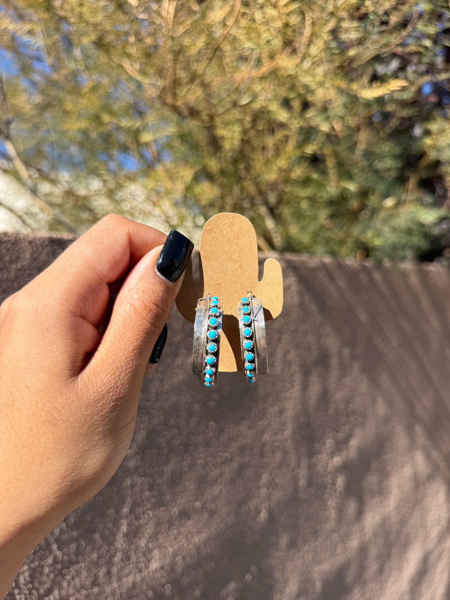 Chester Charlie hoop earrings