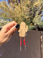 Concho & coral dangles