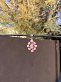 Pink Conch cluster pendant