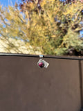 Purple spiny pendant