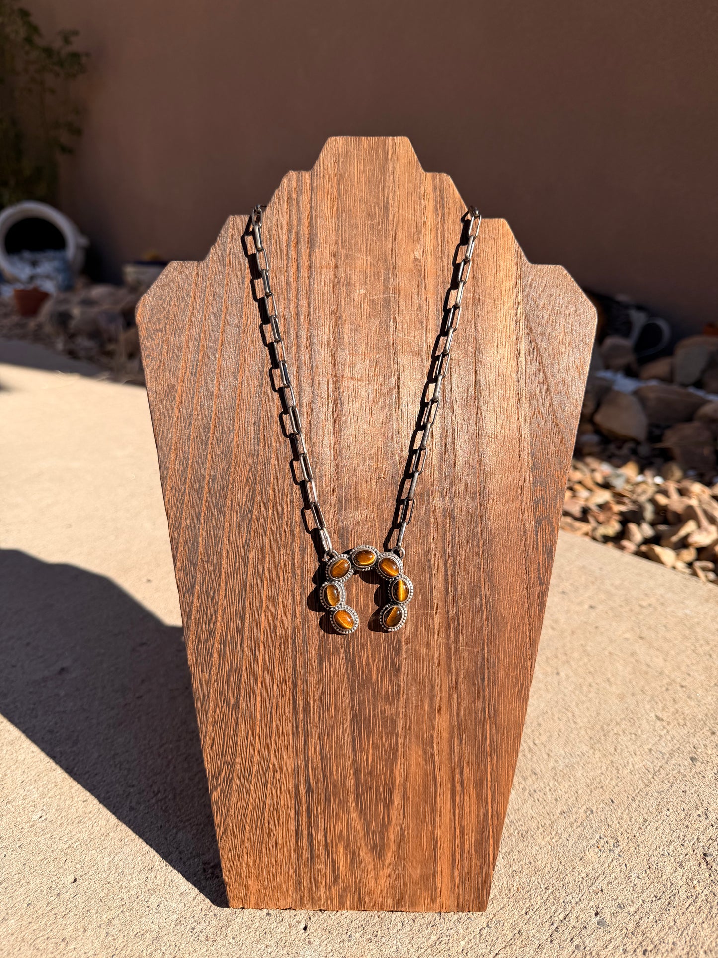 Tigers eye Naja necklace