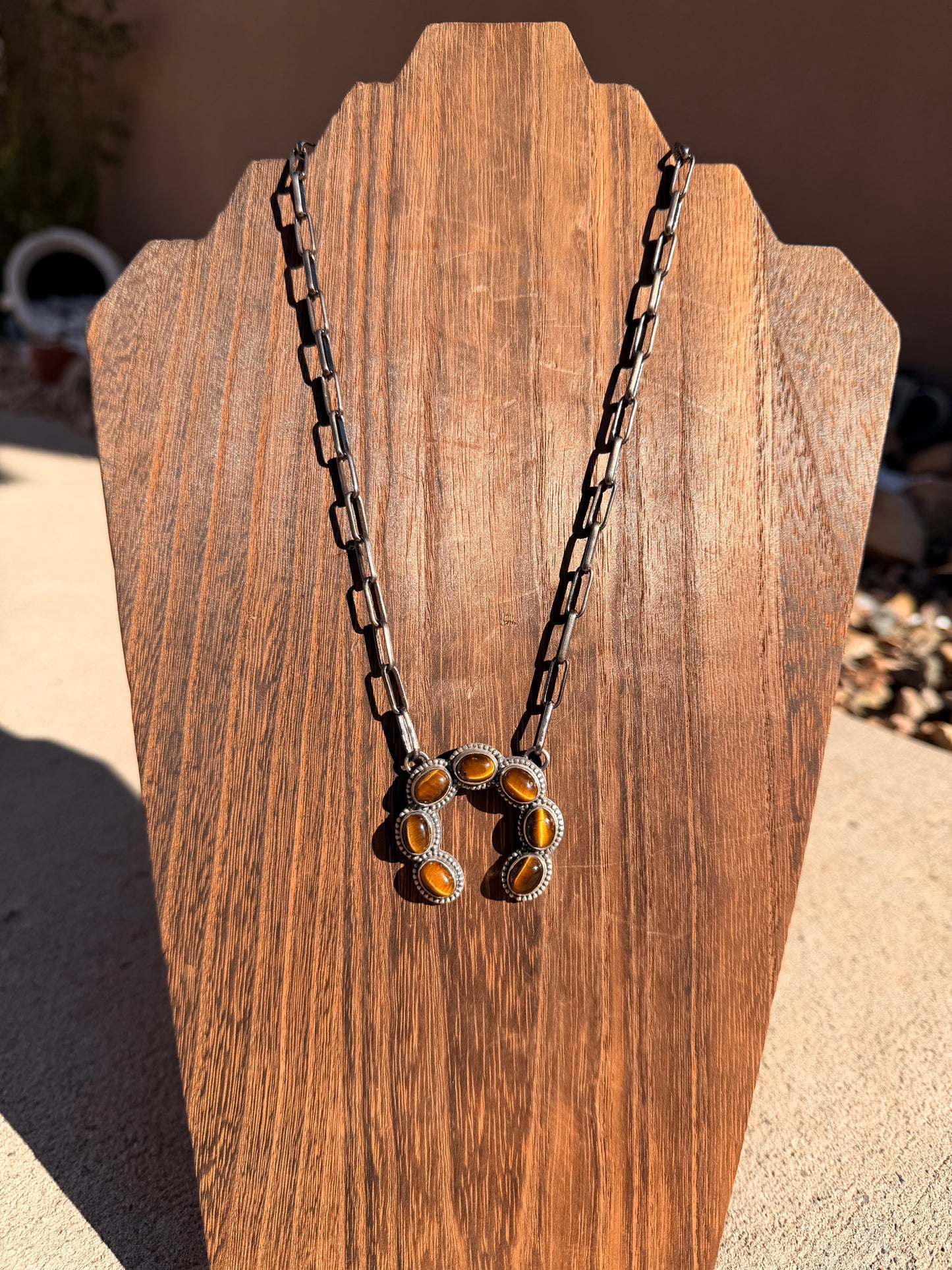 Tigers eye Naja necklace
