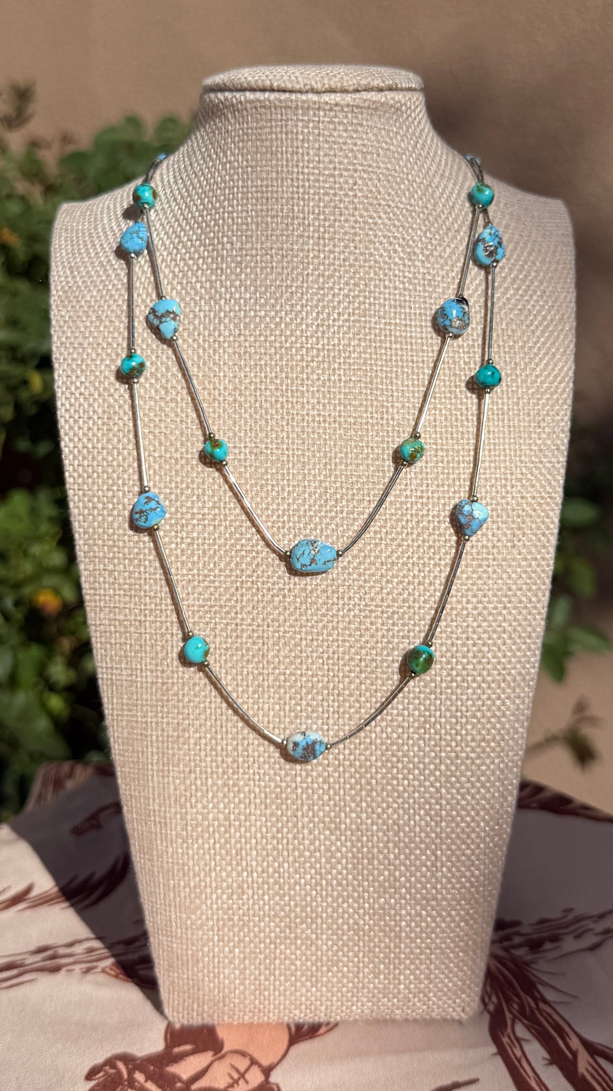 Sonoran Gold & Liquid Silver Necklace