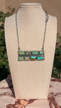 Jacqueline Silver Kingman Bar Necklace