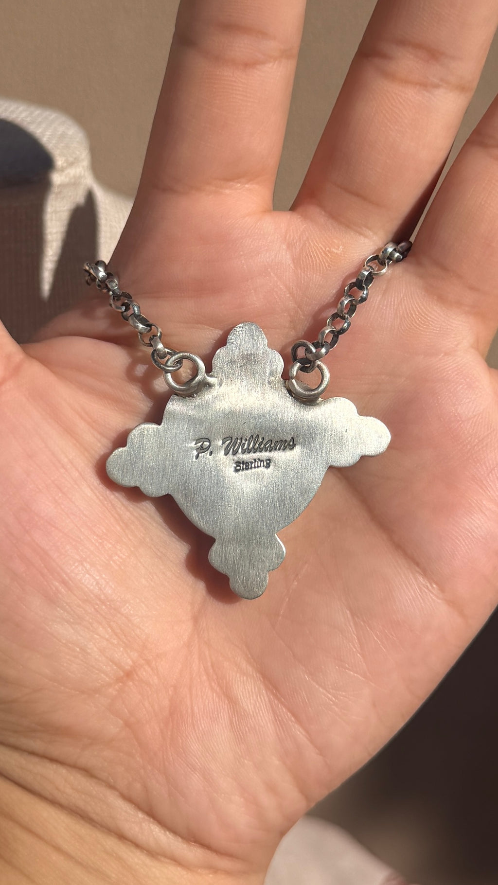P. Williams Multi Stone Heart Necklace