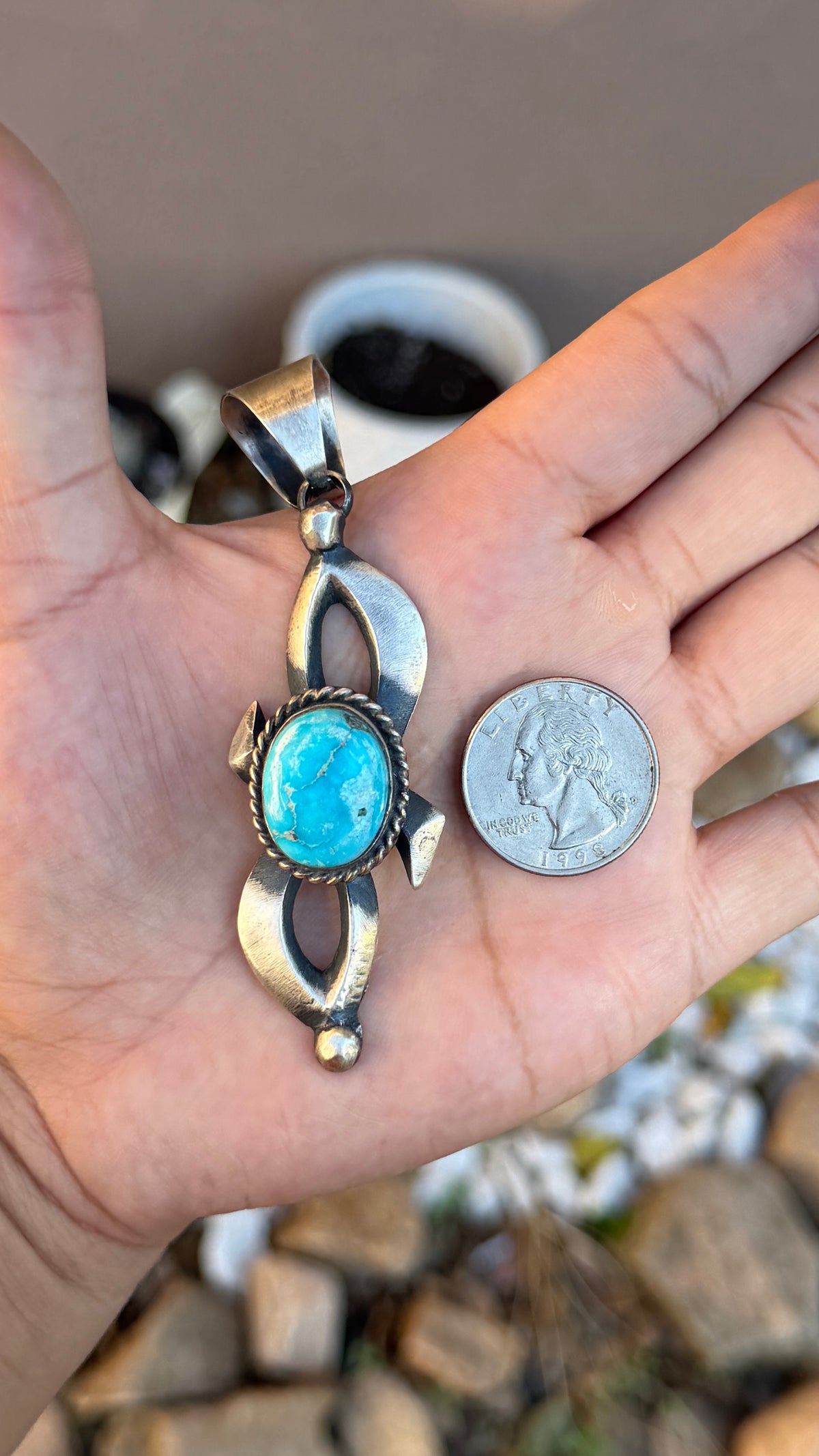 Chimney Butte Kingman pendant