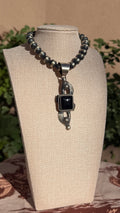 Chimney Butte black onyx pendant