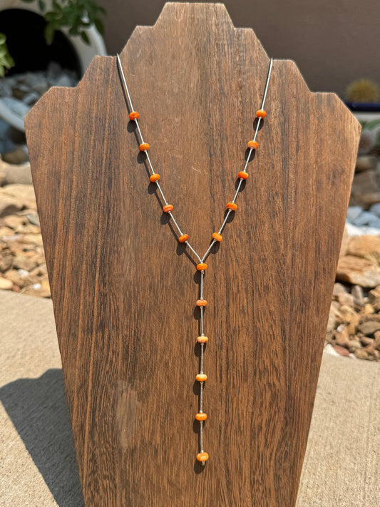 Orange Spiny lariat