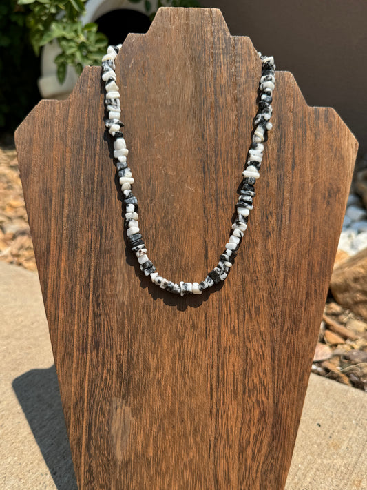 Marble chip necklace