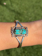 Turquoise Bar cuff