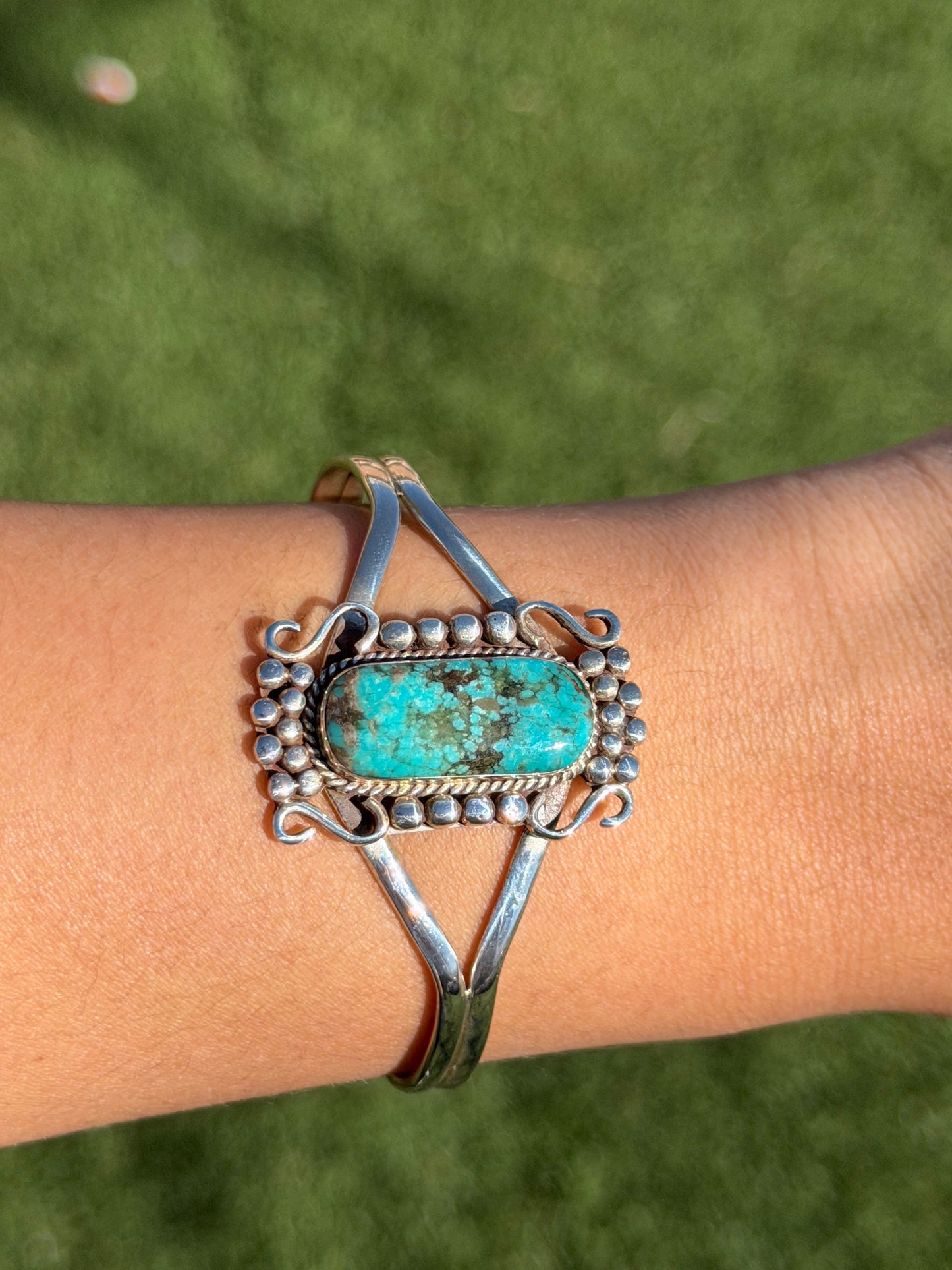 Turquoise Bar cuff