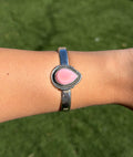 Pink Conch Teardrop cuff