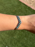 Zuni Turquoise Chevron Cuff