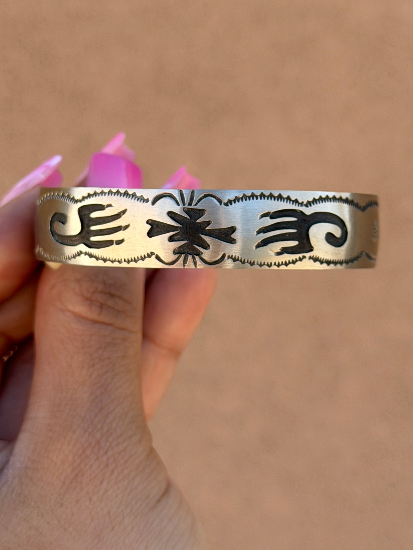 Native Bear claw cuff