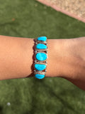 5 stone Turquoise Cuff