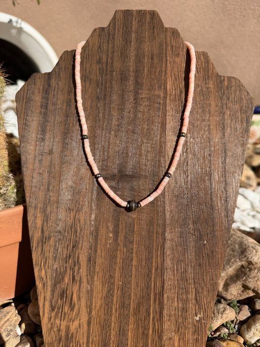 pink & silver stacker