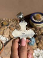 Chimney Butte Golden Hills cross pendant