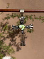 Chimney Butte Palomino cross pendant
