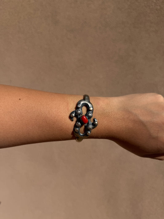 Chimney Butte Red coral cuff