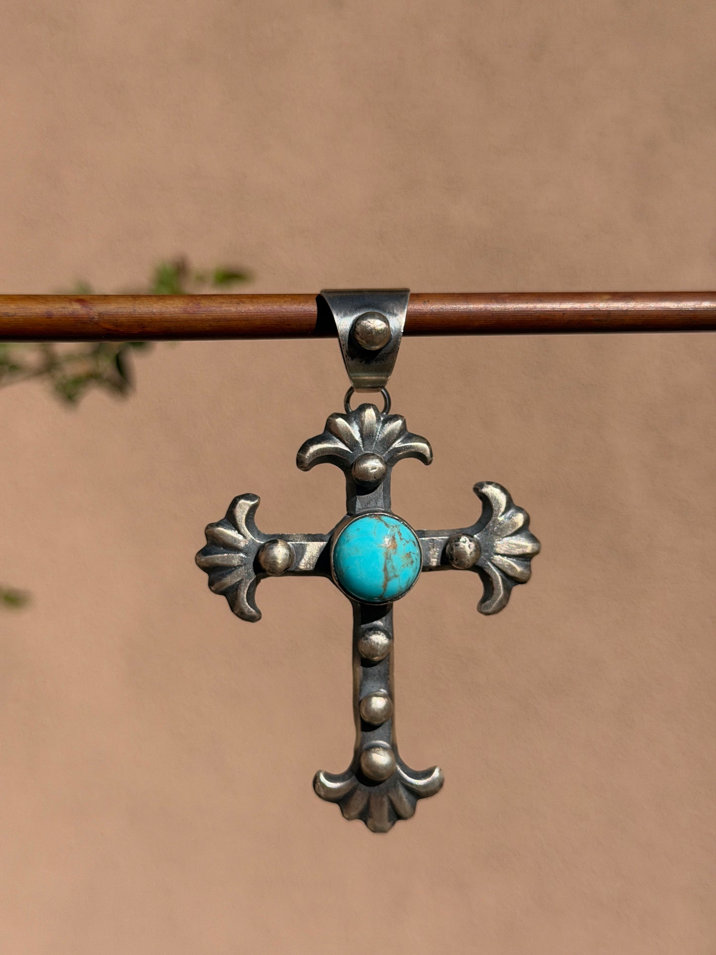 Chimney Butte TQ cross pendant
