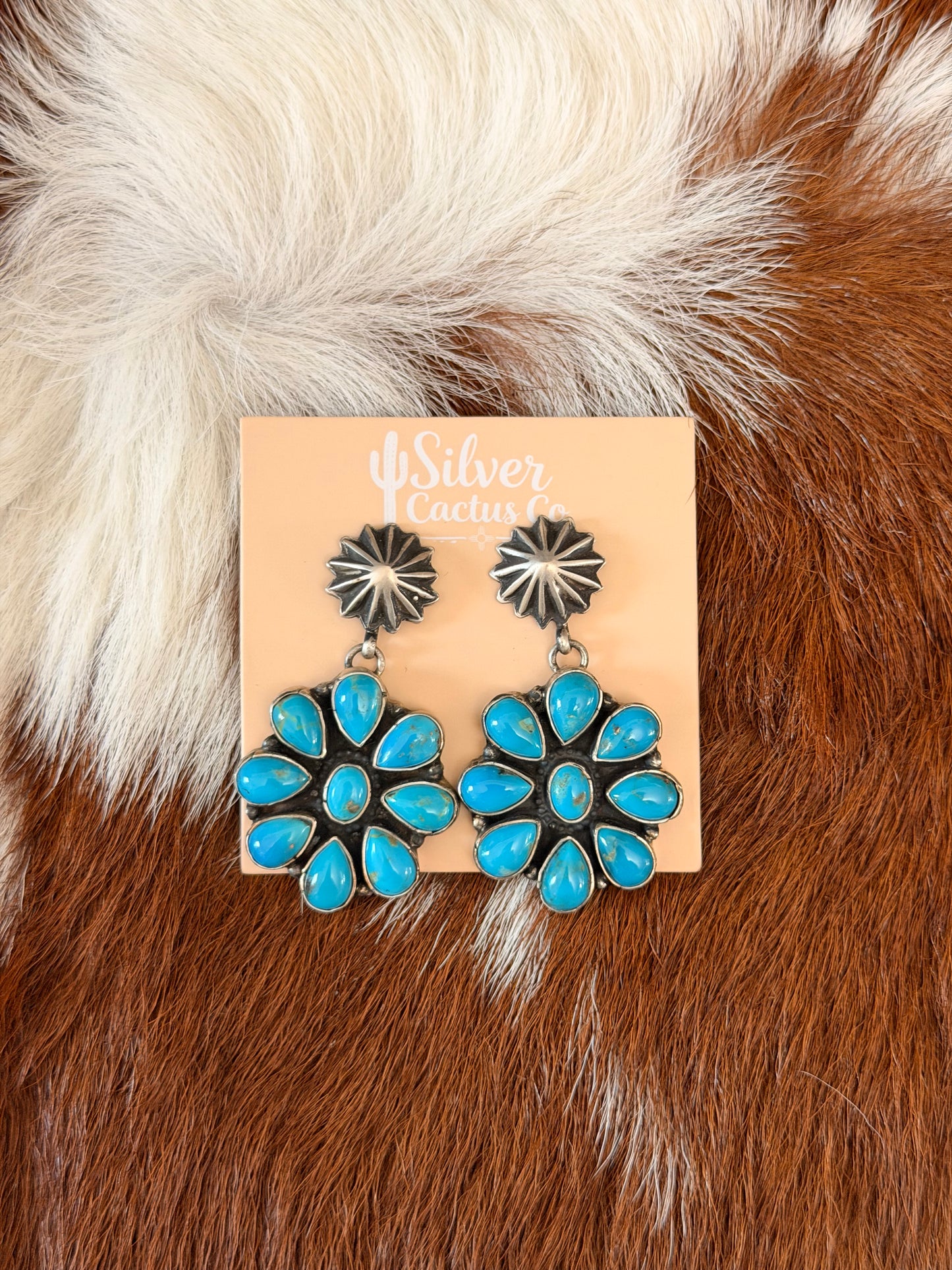 Marcella James Kingman Cluster Earrings
