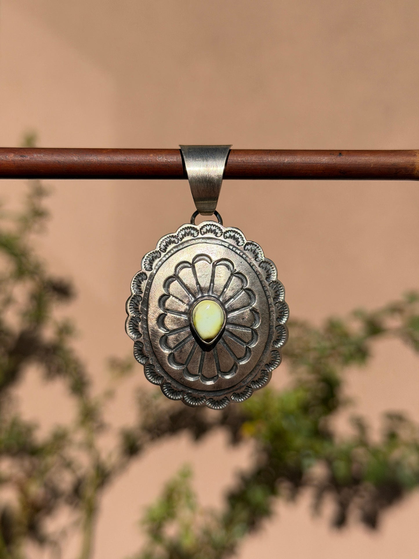 Chimney Butte Palomino concho pendant