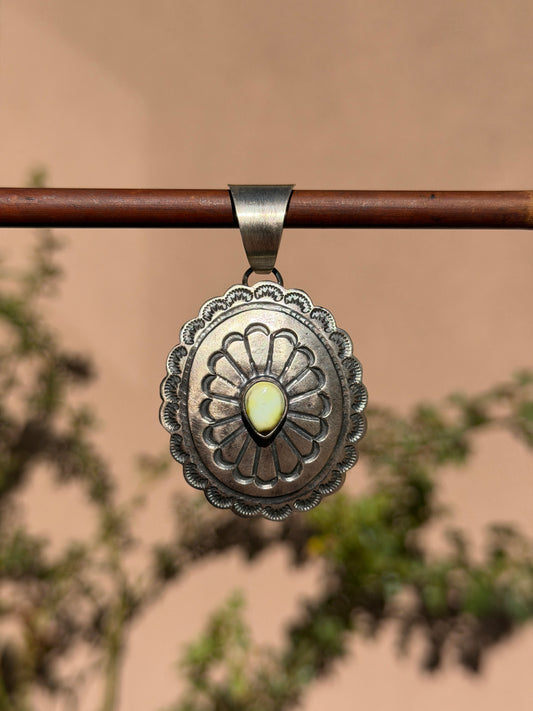 Chimney Butte Palomino concho pendant