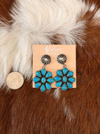 Marcella James Kingman Cluster Earrings